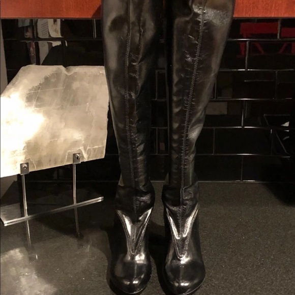🆕NEW Black Over the Knee Boots - Picture 3 of 10